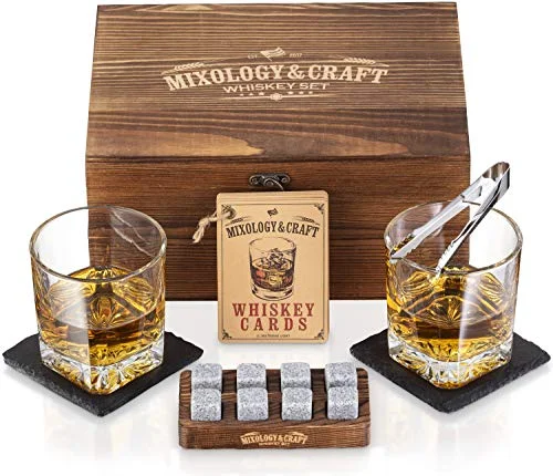 Whiskey Stones Gift Set — set includes granite chilling rocks